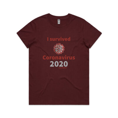 Womens - I survived Coronavirus 2020 Thumbnail